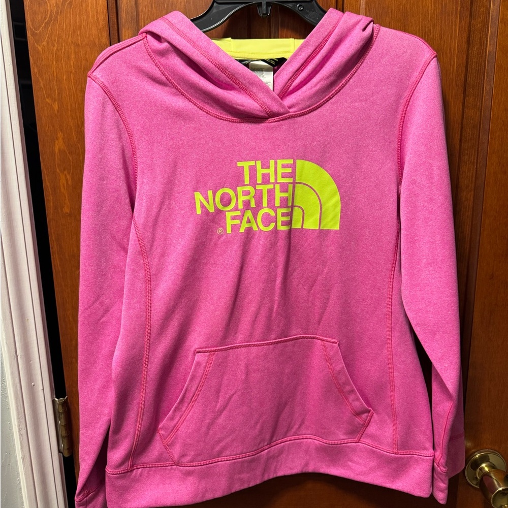 The North Face Fuchsia and Yellow Women's Hoodie